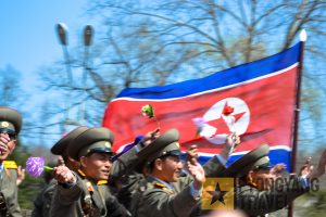 Militärparade zum Geburtstag von Kim Il Sung